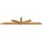 Ekena Millwork Kennewick Rough Sawn Timber Gable Bracket, Western Red Cedar, 108"W x 22"H x 4"D x 4"F, 5/12 Pitch GBW108X22X0404KEN00RWR - alternate 4